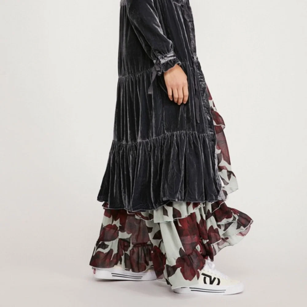 NEW Free People Bella Donna Velvet Duster Jacket Z22-40 - Picture 6 of 9